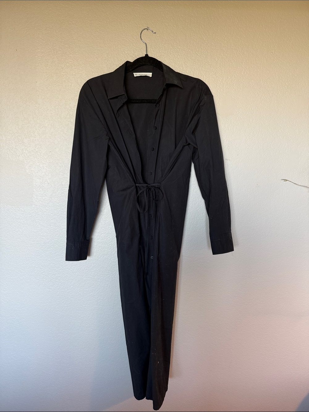 Everlane Black Collar Dress